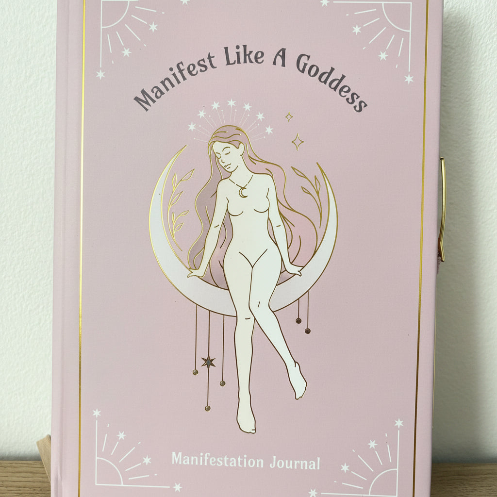 Manifestation Journal With Rose Quartz Pen