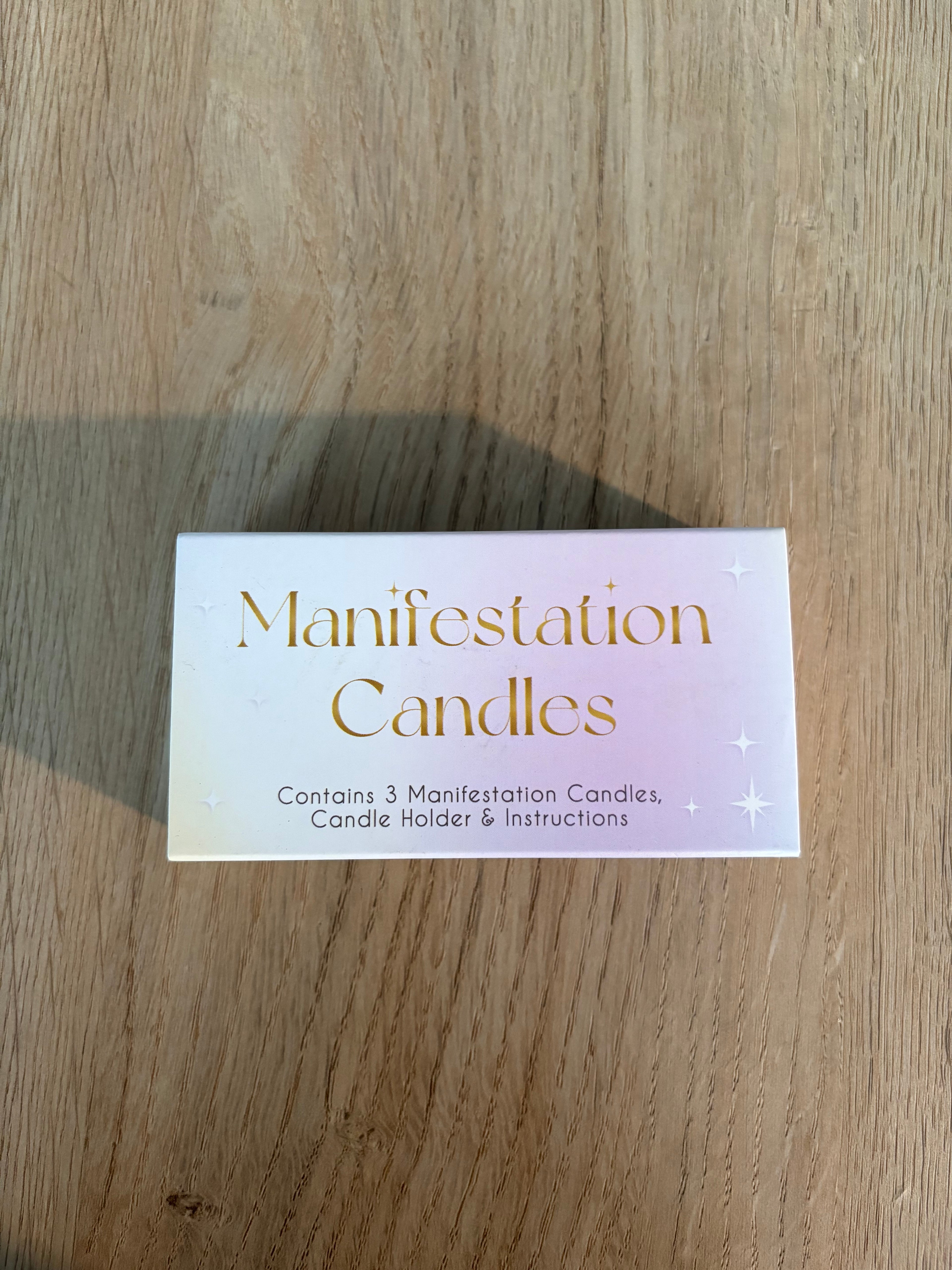 Manifestatie kaarsen in doosje